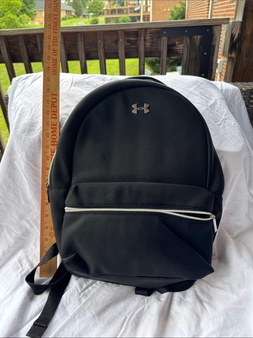 Under Armour Black Everyday Zip-Front Backpack